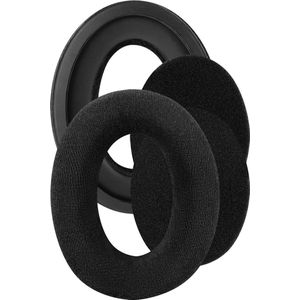 Vervangende oorkussens voor Sennheiser HD515 HD518 HD555 HD595 HD560s - Zwarte Velours Oorkussens - Oorkussens Reparatie Kit