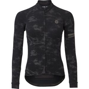 AGU Reflective Fietsshirt Lange Mouwen Essential Dames - Reflection Black