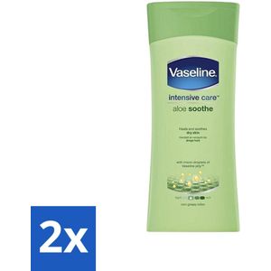 Vaseline - Aloe Soothe - Bodylotion - Verzachtend - 200 ml - Voordeelverpakking - 2 stuks