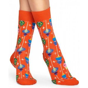 Happy Socks Bauble Kerstmis Sokken - Oranje - Maat 41-46