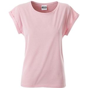 James and Nicholson Vrouwen/dames Casual T-shirt (Zacht Roze)
