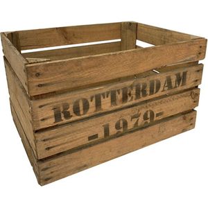 Fruitkist gebruikt - Rotterdam 1979 - set van drie kisten