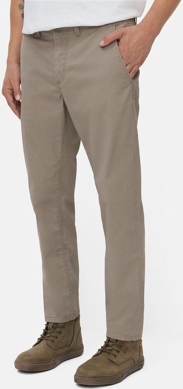 camel active - Slim Fit Chino - Steengrijs - Broek