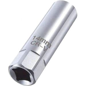 Bougiesleutel 14 mm - 12-punts, dunwandig, magnetisch, ideaal voor auto, vrachtwagen en motorfiets