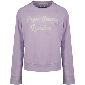 PEPE JEANS - Sweatshirt - Lila - Katoen - Casual Stijl