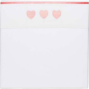 Briljant Baby Luna - Katoen - Kinderlaken - Wiegje - 75x100 cm - Koraal