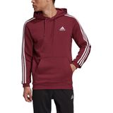 adidas - Essentials Fleece 3S Hoodie - Red Hoodie-L