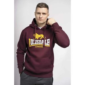 Lonsdale Heren sweatshirt met capuchon regular fit THURNING