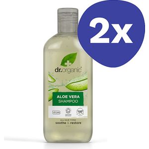 Dr Organic AloÃ« Vera Shampoo (2x 265ml)