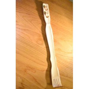 Ruggenkrabber van Bamboe - Rugkrabber - Hoofdmassage - Krabber - Rugmassage - Massage - Massage Apparaten - Voetmassage - Massage Roller - Rugpijn - Massagebal - Triggerpoint - Jeuk - Rust - Ontspanning - Anti Stress - 40 CM - Hout