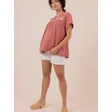 ENVIE DE FRAISE - Farah - Zwangerschapsblouse - Katoengaas - Rozenhout