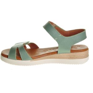 Hush Puppies Leder Damessandalen Aqua maat 40