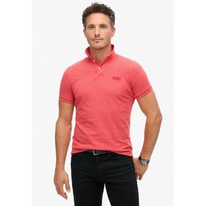 Superdry - Classic Pique - Poloshirt - Oranje - Korte Mouw
