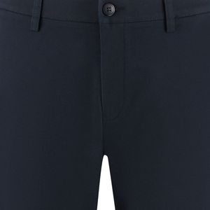 GENTS - Chino stretch structuur - Polyblend - Navy - Maat 48/L