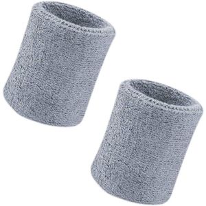 Polsbrace-Pols brace-Sport polsband - lange zachte dikke katoenen polsbanden voor tennis-Polsbeschermer - Fitness Polsband - grijs-2 stuks 8cm*10cm