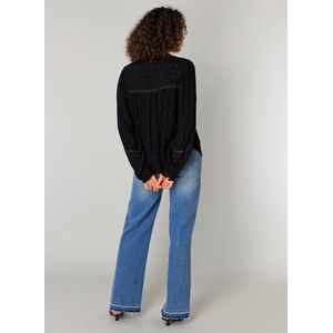 YEST - Cybil - Blousetop - Zwart