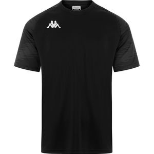 KAPPA - 4TEAM - Trainingsshirt - Zwart - Interlockstof
