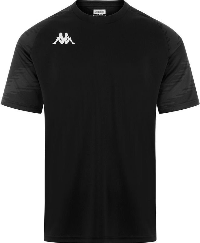 KAPPA - 4TEAM - Trainingsshirt - Zwart - Interlockstof