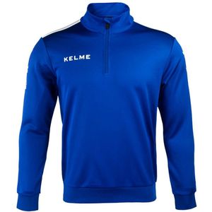 Kelme Lince Half Rits Sweatshirt Blauw XS Man