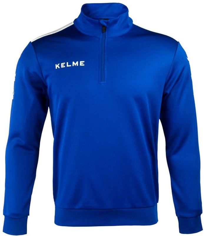 Kelme Lince Half Rits Sweatshirt Blauw XS Man