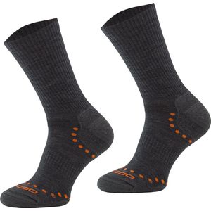 Comodo Wandelsokken Alpacawol STAL - Antraciet - Maat 43-46