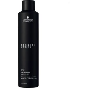 Schwarzkopf - Session Label N.3 - Haarlak - Sterke Hold - Vegan - Sneldrogend