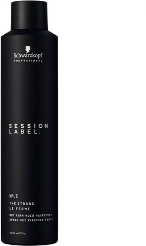 Schwarzkopf - Session Label N.3 - Haarlak - Sterke Hold - Vegan - Sneldrogend