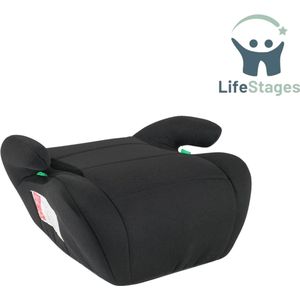 LifeStages - Zitverhoger - Stoelverhoger Booster - Nieuwe I-Size Standaard - Verhoging voor Kinderzitje - Kinderzitje - Autostoel voor Kinderen - 125-150 cm