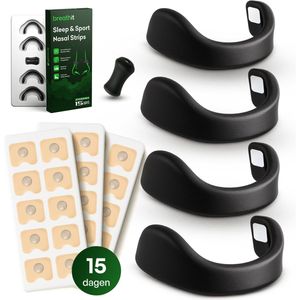 Breathit - Magnetische Neusstrips - Neusspreider Set - 15 Paar - Anti Snurk