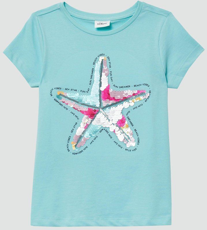 T-shirt - Wendepailletten - Katoen - A-Shape - Kind