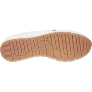 Gabor Comfort Sneaker Wit-Zilver G-leest