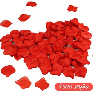 Rozen bladeren rood 5500 stuks | Rode roos blaadjes | gekleurde nep bladeren | kleur blad rood | rozenblaadjes kunstbladeren | kunstmatige decoratie | red rose roses flower