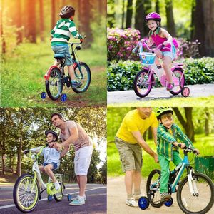 Fietssteunwielen voor kinderen - hulpwielen voor kinderfiets - fietstrainingswielen - zijwieltjes voor kinderfiets - kindersteunwielen