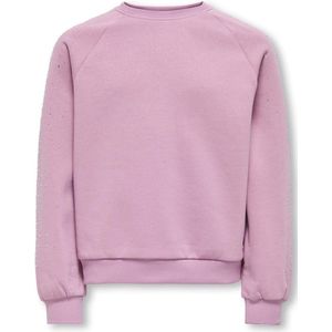 ONLY - KOGZENNA LIFE LS OVERSIZE RHINESTONE SWT - Trui - Mauve Orchid - Rhinestones