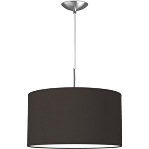 Home Sweet Home hanglamp Bling - verlichtingspendel Tube Deluxe inclusief lampenkap - lampenkap 40/40/22cm - pendel lengte 100 cm - geschikt voor E27 LED lamp - zwart