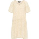 DreiMaster - Jurk - Wit - Veelkleurig - Midi-lengte - Zomer