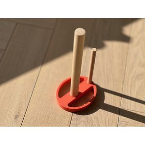 Home 3D - Keukenrolhouder Rood - 25cm staand - Duurzaam