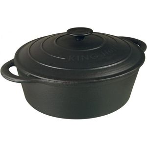 Kinghoff 2255 Braadpan - 3,9L - Gietijzeren - alle warmtebronnen