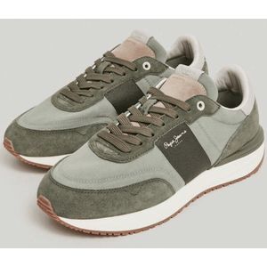 Pepe Jeans Heren Sneaker Buster Tape Khaki Green KAKI 45