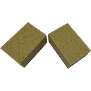 Martini Bad- en Douche Spons XL - Voordeelset 2 Stuks - Natural Look - Afmeting: 15 cm x 10 cm x 7 cm.