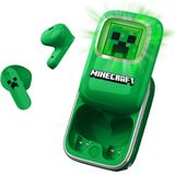 Minecraft - Draadloze Oordopjes - LED Verlichting - Oplaadcase - Touch Control