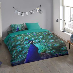 Pure Dekbedovertrek ""Mighty Peacock"" - Multi - (240x200/220 cm)