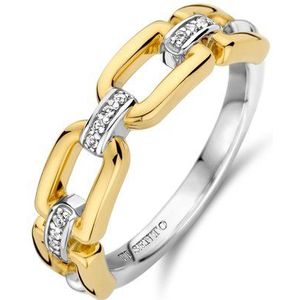 TI SENTO Ring 12321ZY - Zilveren dames ring - Maat 56