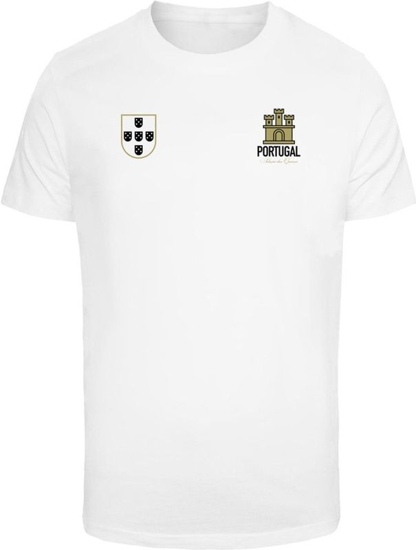 Mister Tee T-Shirt Portugal Trikot Tee MT3340 White-XS