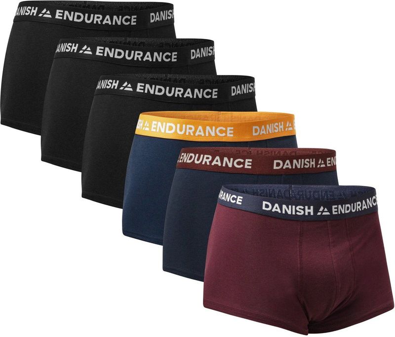 DANISH ENDURANCE - Korte Boxershorts - Meerkleurig - 6 pack
