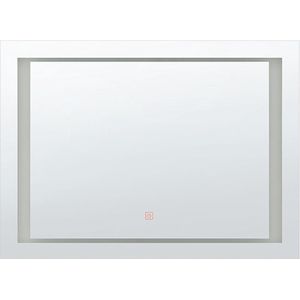 Beliani EYRE - LED-spiegel - Zilver - Kunststof