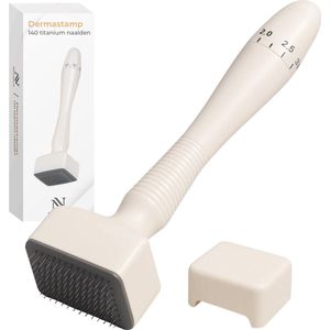 Nuvance - Dermastamp - Microneedling - 140 Naalden - Verstelbaar tussen 0,1mm en 3mm