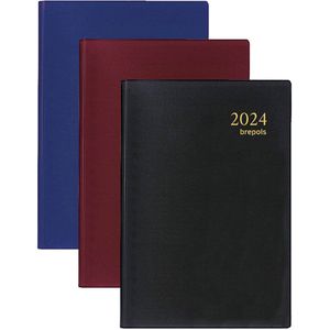 Brepols Agenda 2024 • Trade 6t • Seta • soepel • 7,7 x 12 cm • Blauw