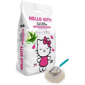 Hello Kitty Klonterende Bentoniet Kattenbakvulling Aloe Vera 20L