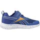 Reebok Jongens Rush Runner 5 Elastic Lace & Top Strap Sneakers, Twilightblue Electricamber Ftwrwhite, 27.5 EU